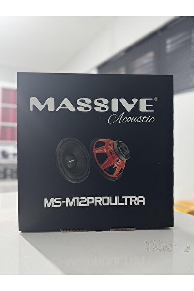 Massive MASSİVE MS-M12PRO ULTRA 30CM SUBWOOFER 400RMS