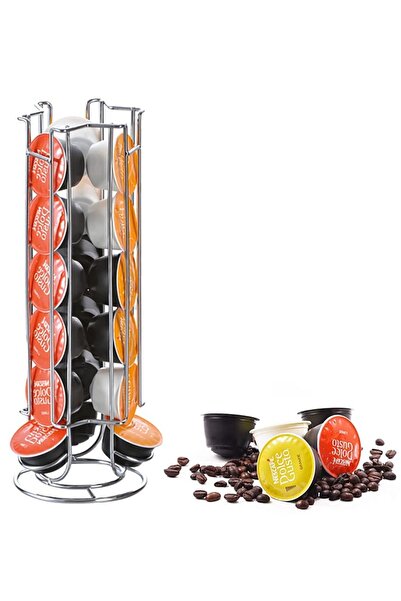 Generic Silver metal coffee storage rack