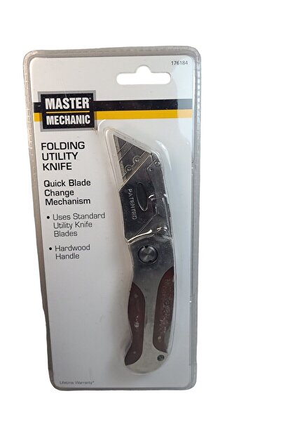 MASTER MECHANIC سكين متعدد الاستخدامات قابل للطي، 3-5/8 بوصة، رقم 176184 سكين...
