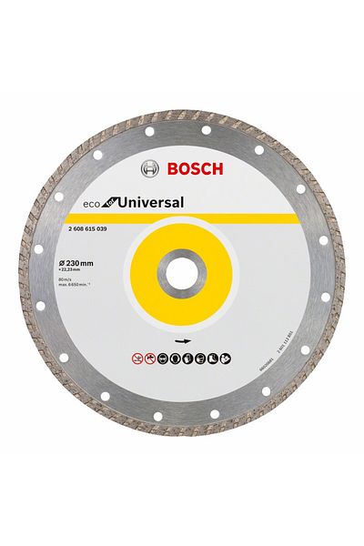 Bosch قرص القطع 230X22.23 مم توربو الماسي