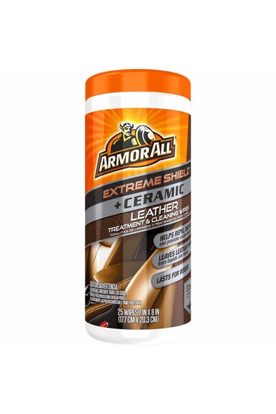Armor ALL إكستريم شيلد + مناديل تنظيف وعلاج الجلد السيراميكي، عبوة تحتوي على ...