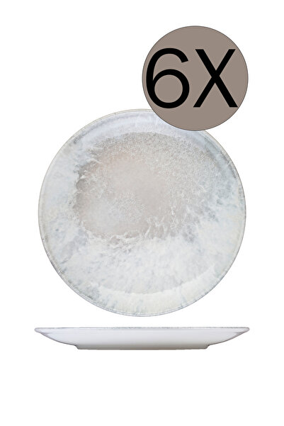 İD FİNE ID FINE Surf Lona Düz Tabak 19 cm 6'lı Takım 20265-111019