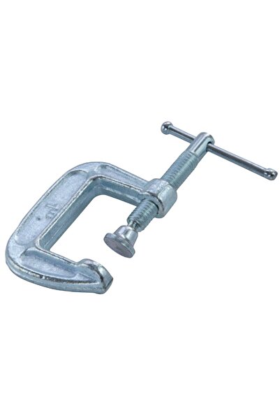 Bessey مشبك C خفيف الوزن CM10، سعة 1 بوصة، عمق فتحة 1 بوصة، إطار من الفولاذ ا...