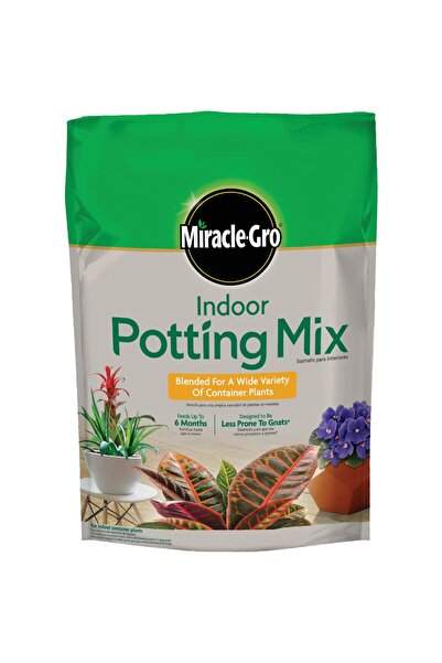 MIRACLE GRO مزيج وعاء إندي سعة 6 لتر