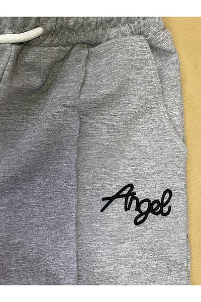 skycott Φούτερ για κορίτσια - Angel Written, Jogger Waist, Rope Tie