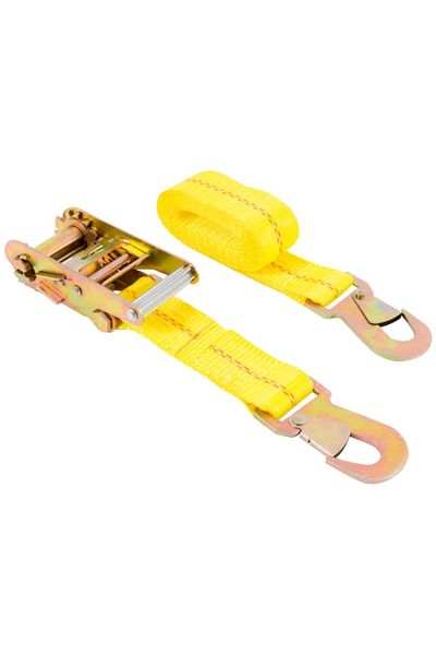 Keeper Ratchet Tie-Down With Snap Hooks 8-Ft.