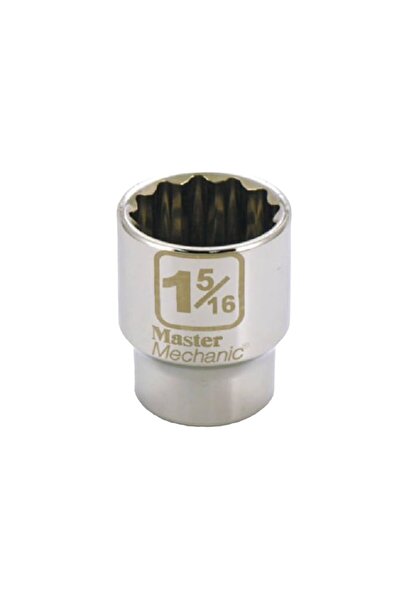 MASTER MECHANIC مفتاح ربط 3/4 بوصة بمقاس 1-5/16 بوصة SAE، مصنوع من الكروم فان...