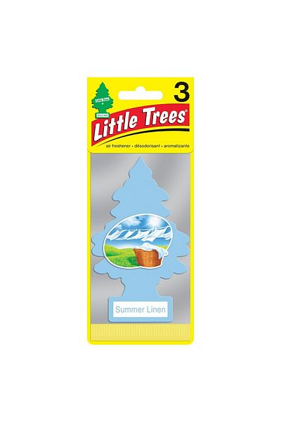 Little Trees معطر جو من الكتان 3 قطع