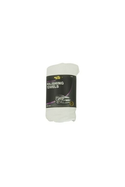 HOPKINS Polishing Pads, 11 x 17 in, 6-Pack White, Soft Reusable Cloths for Ap...