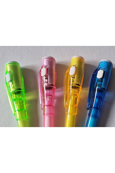 Modellino 4 Pack 4 Colors New Large Cap Neon Light Invisible Pen