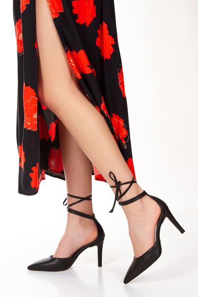 derithy Wartila Heeled Shoes-byc2102-black