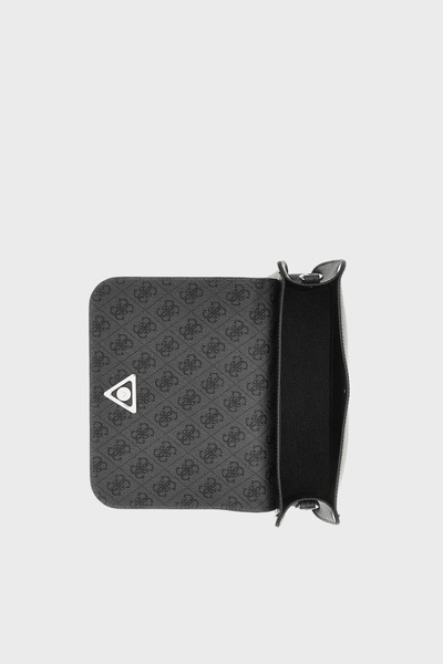 Guess MERIDIAN FLAP CROSSBODY Women's Anthracite Crossbody Bag HWSG8778200-CLO