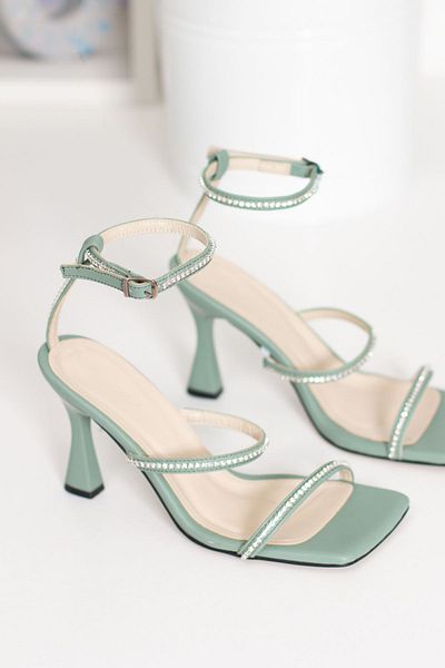 derithy Vogue High Heels-green-byc1201