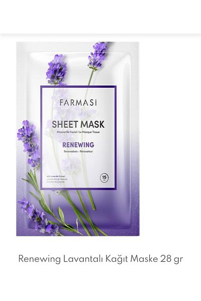 Farmasi Paper Mask with Lavender