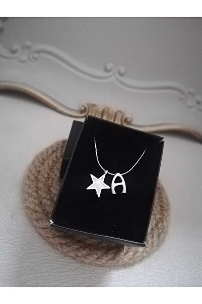 Judas Takı قلادة حروف مفصلة على شكل نجمة فضية، قلادة حروف رئيسية