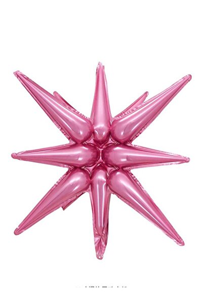 Patladı Gitti Fuchsia Polar Star Foil Balloon 27 Inch 60 cm
