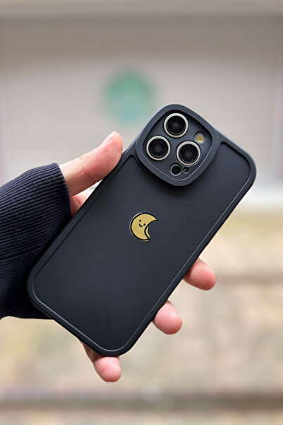 KVK PRİVACY İphone 15 Pro Max Uyumlu Kılıf Ay Desenli Darbelere Dayanıklı Kam...