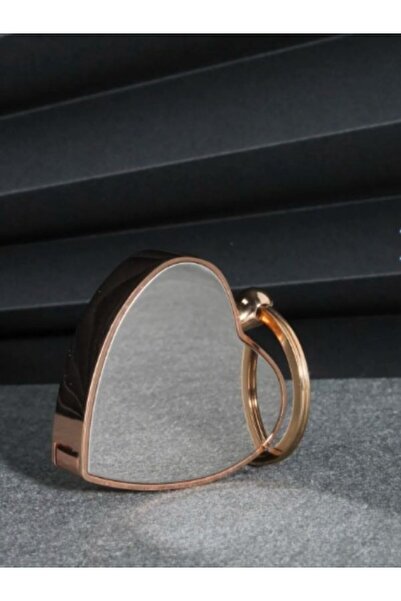 KdrElektronik Kalp Şeklinde Özel Tasarım Kaydırmalı Anahtarlıklı Şarjlı Çakmak usb çakmak