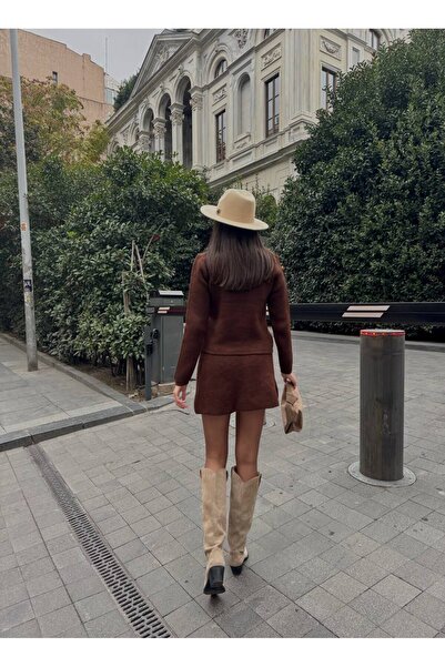 ZF BUTİK Herzknopf-Strickwaren-Set – SUB-TOP-SET –