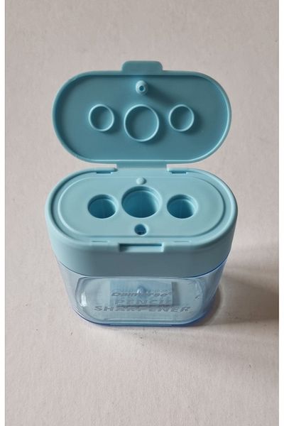 Modellino Pastel Color Trash Can Sharpener Dms-810 with 3 Different Sizes of Pencil Inputs - 1 Piece with Color Options