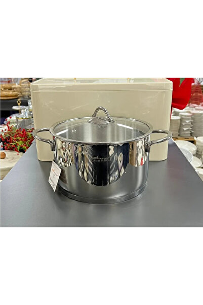 SAFINOX وعاء عميق من الفولاذ مقاس 22 × 12