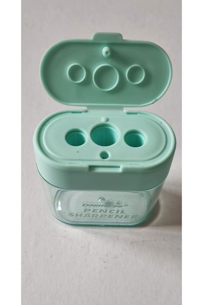 Modellino Pastel Color Trash Can Sharpener Dms-810 with 3 Different Sizes of Pencil Inputs - 1 Piece with Color Options