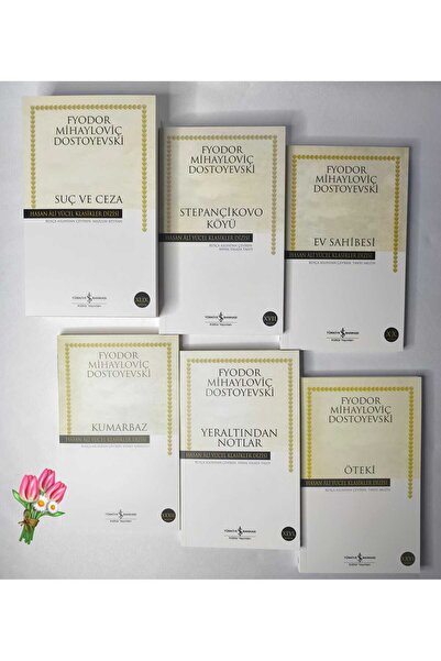 TÜRKİYE İŞ BANKASI KÜLTÜR YAYINLARI SUÇ VE CEZA,KUMARBAZ,STEPANÇİKOVO KÖYÜ.YERALTINDAN NOTLAR,EV SAHİBESİ,ÖTEKİ