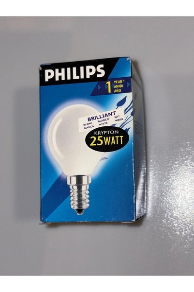 Philips 25 W SOFT TOP AMPUL E14 DUY