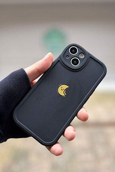 KVK PRİVACY İphone 15 Uyumlu Kılıf Ay Desenli Darbelere Dayanıklı Kamera Koru...