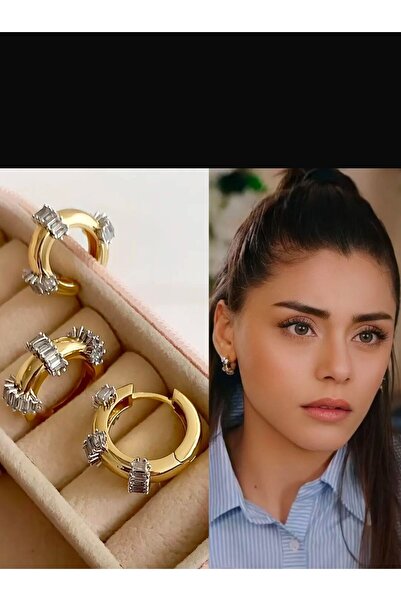 ACCESSORYHUB baget taşlı küpe