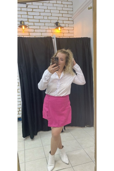 TUBA TOPTAŞ Stamped Shorts Skirt