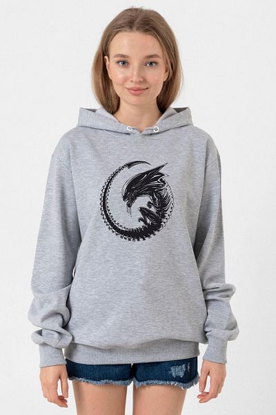 Tshirthane Grimelange Allien Xenomorph Women's Hooded Sweatshirt - 3Ip