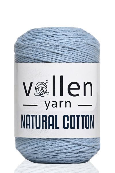 vollen yarn 100gr/200mt Premium Natural Cotton Amigurumi και νήματα Punch, πλεκτό νήμα χειρός με βελονάκι, μπλε
