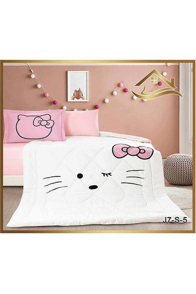 BabyCara 4-Piece Comforter Set Microfiber Fabric Complete Bedding Set