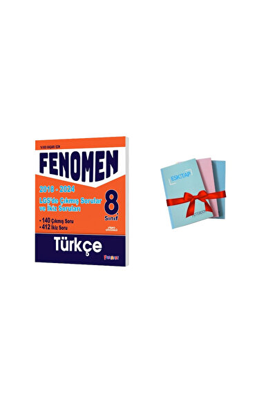 Fenomen Yayıncılık 8 TÜRKÇE  LGS Çıkmış Sorular Ve İkiz Soruları  (2018-2024)...