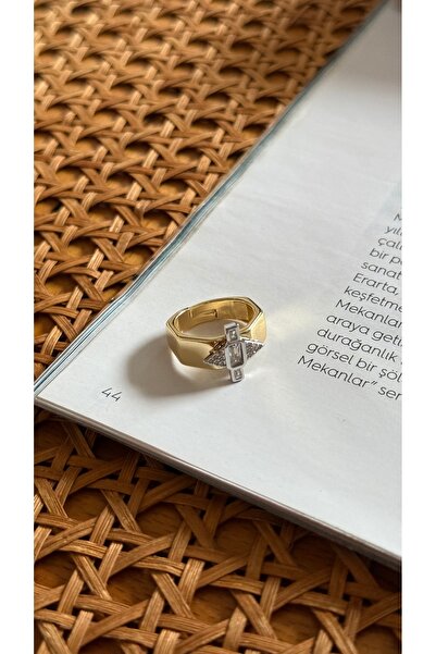 Muse Sister Taş Detaylı Amanie Serçe Parmak Yüzük