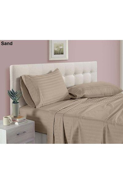 BabyCara 4-Piece Hotel Style Duvet Cover Set Without Filler King Size