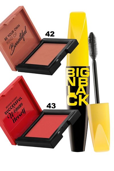 Pastel Big N Black Mascara 12 ml Black + Cream Blush - Cream Blush 43 & 42
