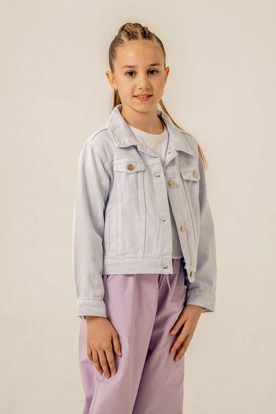 HAUSEkids 4-12 Years Lisbon Colors Girls Jacket - Ice Blue