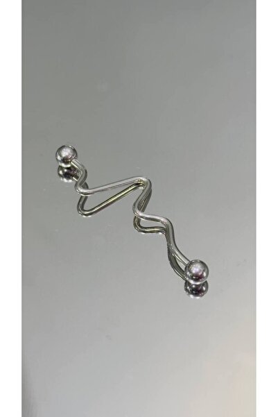 TattooLiva Cerrahi Çelik Paslanmaz Kararmaz Köprü Kulak Küpe Piercing