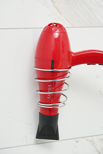 EMA HOME Umeraș practic adeziv cromat pentru uscător de păr