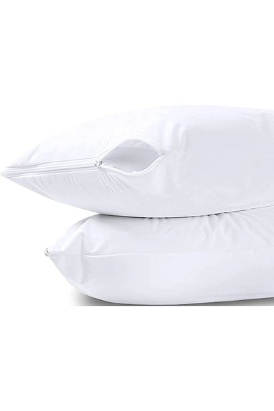 ce cottonevs White Zippered Pillow Mattress - 50X70Cm, for Inner Lining (2Pcs)