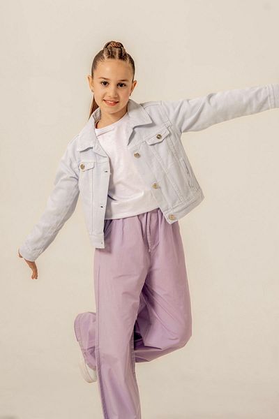 HAUSEkids 4-12 Years Lisbon Colors Girls Jacket - Ice Blue