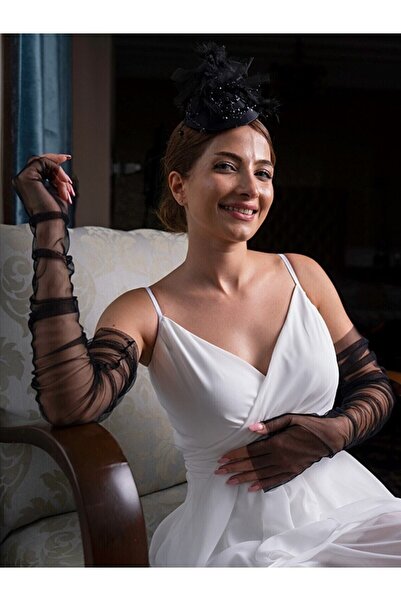 AÈC PRIVÈ قفازات تول سوداء عالية الجودة