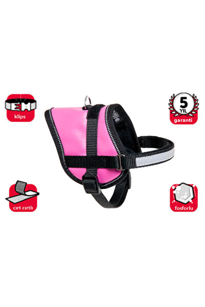 Karlie Reflektörlü Göğüs Tasma Xs 26-35cm Pembe