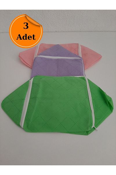 Mefateks Чорапи Mef Collection Scraps от нетъкан текстил, смесени цветове, комплект от 3 броя