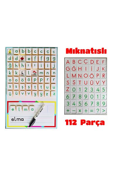 Green Class Okutmatik Magnetic Reading Writing Alphabet Set
