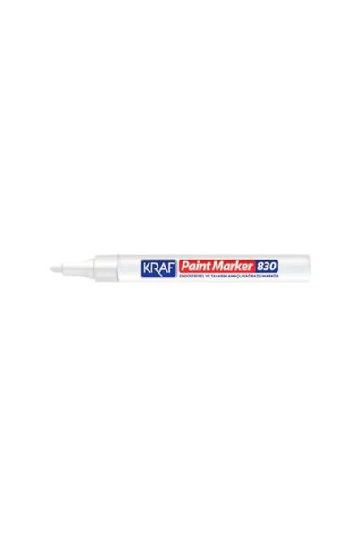 KRAF Paint Markör 830 Beyaz 12'li Kutu