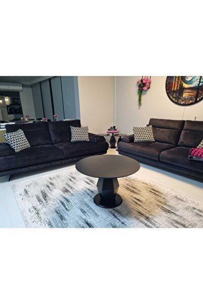 Gold Design Mantar Prizma Orta Sehpa Mdf Siyah GD-MP0001