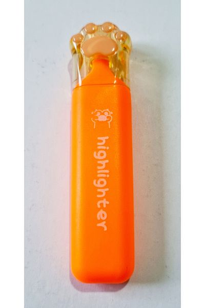 Modellino Neon Color Large Size Highlighter - Cut Tip, Paw A-7268A - Color Options 1 Piece